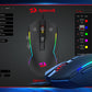 Redragon M616 RGB Gaming 10000 DPI Wired Optical 6 Programmable Buttons 8 Backlit Modes Software Supports DIY Keybinds Mouse