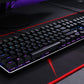 Redragon K556 RGB LED Backlit Wired 104 Keys Hot-Swap Noise Absorbing Foams Mechanical Gaming Keyboard
