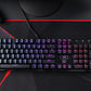 Redragon K556 RGB LED Backlit Wired 104 Keys Hot-Swap Noise Absorbing Foams Mechanical Gaming Keyboard