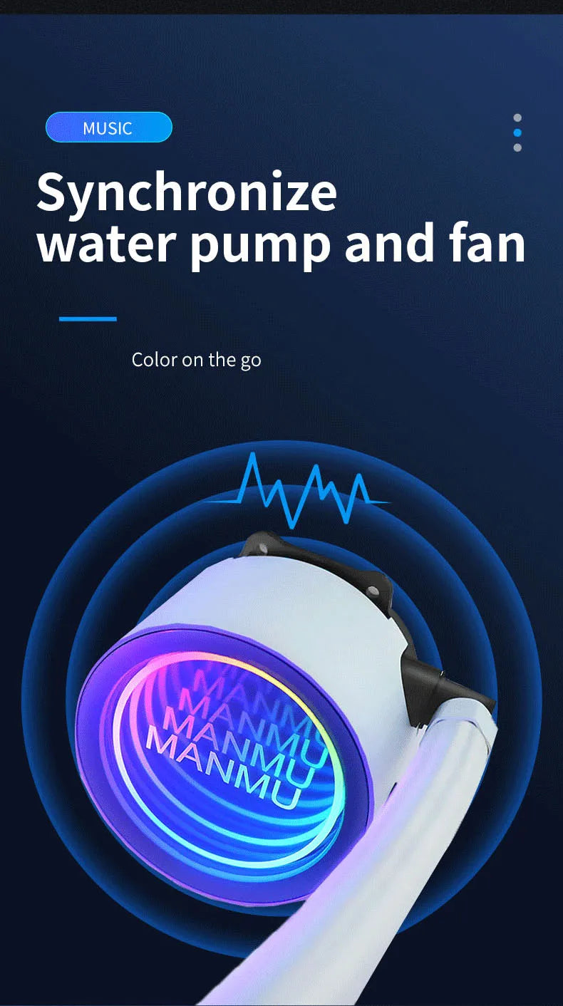 Manmu 240mm Liquid CPU Cooler 4pin PWM Fan 120mm RGB / AC Intergrated Water Cooling AM5 AM4 Intel 115x/1200/1700/2011/2066