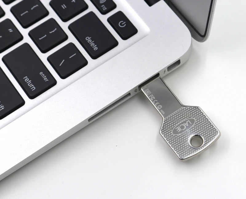 Key Usb Flash Drive Pendrive 128gb 64gb 32gb Memory Usb Stick 16gb 8gb 4gb Metal Waterproof Lacie Pen Drive Real Capacity U Disk