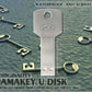 Key Usb Flash Drive Pendrive 128gb 64gb 32gb Memory Usb Stick 16gb 8gb 4gb Metal Waterproof Lacie Pen Drive Real Capacity U Disk