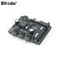 3pin Fan Controller Hub,3 4 Channel Molex or SATA Fan Splitter w/ Control Knob Computer PC Case 12V Fan Cooler Speed Temperature