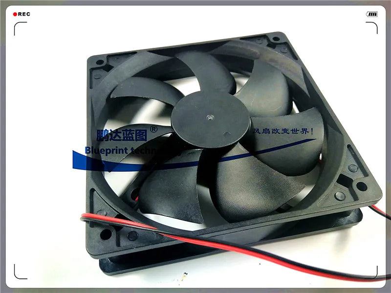 New Silent DC 36V 0.2A 120MM 12025 Cooling Fan 12025 120*120*25MM 12*12*2.5CM Chassis Fan Computer Case Fan 2PIN