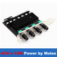 Computer PC Cooling Radiator System 4 Channel 3 pin 4 pin Cooler Fan RPM Speed Controller w/ PCI Slot Rear Bracket for fan 12 v