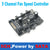 3pin Fan Controller Hub,3 4 Channel Molex or SATA Fan Splitter w/ Control Knob Computer PC Case 12V Fan Cooler Speed Temperature