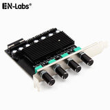 Computer PC Cooling Radiator System 4 Channel 3 pin 4 pin Cooler Fan RPM Speed Controller w/ PCI Slot Rear Bracket for fan 12 v