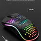 Wired Cable Gaming 7 breathing LED Back Light Optical Mouse USB Computer Hollowed out Mice Laptop Desktop 4D PC home use Office