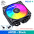 SNOWMAN MC45-4 ITX CPU Cooler Air 4 heat pipes cooling PC heat sink ARGB Fans PWM Intel LGA1851 1700 1200 1151 X99 2011 AM5 AM4
