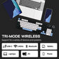 EPOMAKER X AULA F108 PRO Full Size 100% ANSI Layout Hot Swap Wired/2.4GHz/Bluetooth Wireless Mechanical Keyboard RGB Backlight