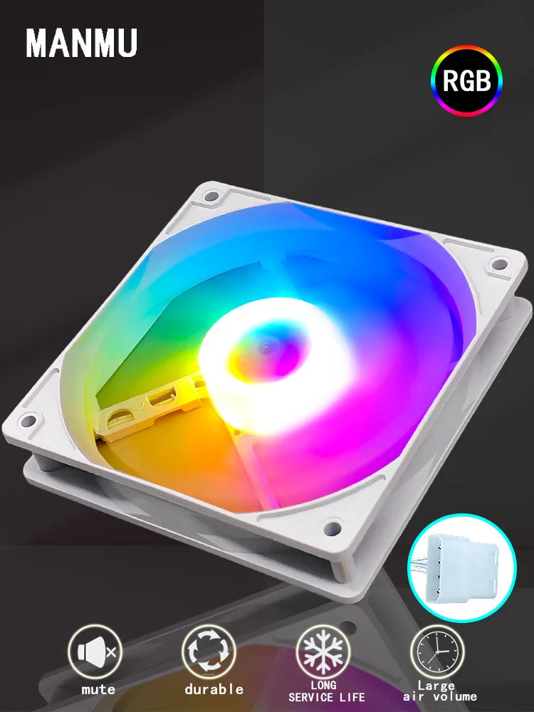 Manmu 240mm Liquid CPU Cooler 4pin PWM Fan 120mm RGB / AC Intergrated Water Cooling AM5 AM4 Intel 115x/1200/1700/2011/2066