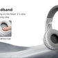 Bluedio 57mm Driver Wireless Headphones With Mic Over Ear Bluetooth 5.4 Headset HiFi Stereo Earphone For Phone PC Sports Office