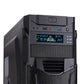 5.25 Inch 12V PC Computer Fan Controller 3 Fan Speed Controller Temperature Sensor LCD Digital Display Front Panel For PC