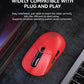 Wired Game Mouse 6 Levels DPI Adjustable Up to 12800DPI Instant A825 Chip RGB Macro Programming Ergonomic Design Universal Mouse