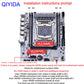 QIYIDA X99 motherboard LGA2011 3 with M.2 slot Support DDR4 Memory SATA USB PCI16X