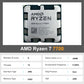 AMD Ryzen 7 7700 R7 7700 CPU 8-Core 16-Thread 5.3GHz Unlocked Desktop Processor Socket AM5 Gaming CPU Without Package Loose Pie