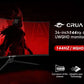 34 CRUA Gaming Monitor 34-inch Curved Ultrawide WQHD Monitor 3440 x 1440 R1500 Ultrawide Computer Monitor 144Hz VA Panel Display