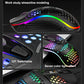 Wired Cable Gaming 7 breathing LED Back Light Optical Mouse USB Computer Hollowed out Mice Laptop Desktop 4D PC home use Office