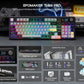 EPOMAKER TH99 PRO 96% ANSI US Layout Gasket-Mounted Wired/BT/2.4Ghz Wireless Mechanical Gaming Keyboard with Screen & Knob