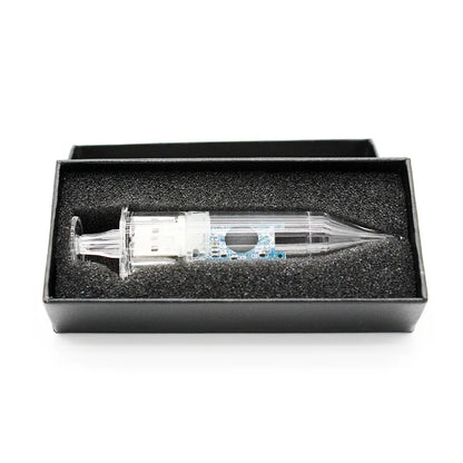 Creative Gift USB Flash Drive 128GB Syringe Memory Stick 64GB Black Box Pen Drive 32GB U Disk 16GB Pendrive For Computer TV Car