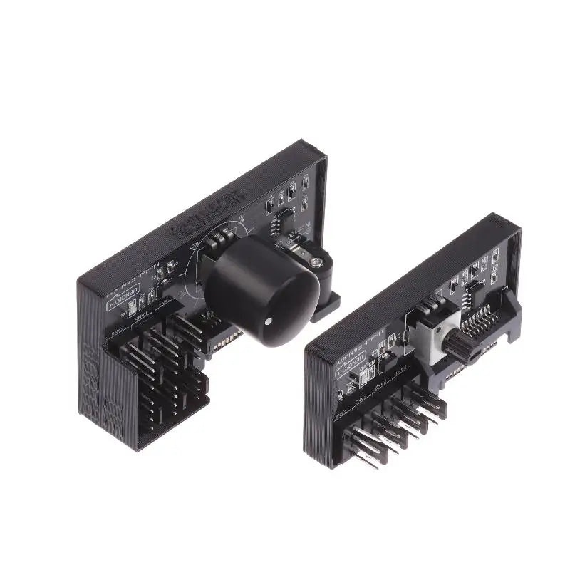 PWM Fan Speed Controller SATA DC Power On 4Pin Fan Governor NAS Server Fan Speed Regulator 4-Way 6-Way PWM Fan HUB Control