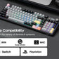 EPOMAKER TH99 PRO 96% ANSI US Layout Gasket-Mounted Wired/BT/2.4Ghz Wireless Mechanical Gaming Keyboard with Screen & Knob
