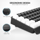 Rii RK806 60% Mechanical Gaming Keyboard,61 Keys Compact Wired Keyboard with Blue Backlight,Clicky Blue Switch,Anti-ghosting