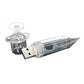 Creative Gift USB Flash Drive 128GB Syringe Memory Stick 64GB Black Box Pen Drive 32GB U Disk 16GB Pendrive For Computer TV Car