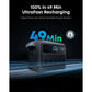 SOLIX C1000 Gen 2 Portable Power Station, 2,000W (Peak 3,000W) r Generator, ull Charge in 49 Min, 1,024Wh LiePO4 Battery or Home