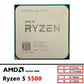 Original AMD Ryzen 5 5500 R5 5500 6 Core 12 Thread Max Boost 4.2GHz Unlocked AM4 Desktop Gaming CPU Loose Without Retail Box
