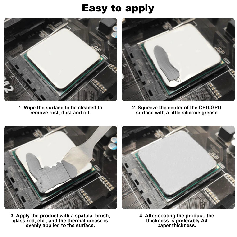 5/10/20/30 pieces thermal grease suitable for Bambulab P1s Mini thermal paste GD900 suitable for Bambu Lab Hotend X1c 3D printer