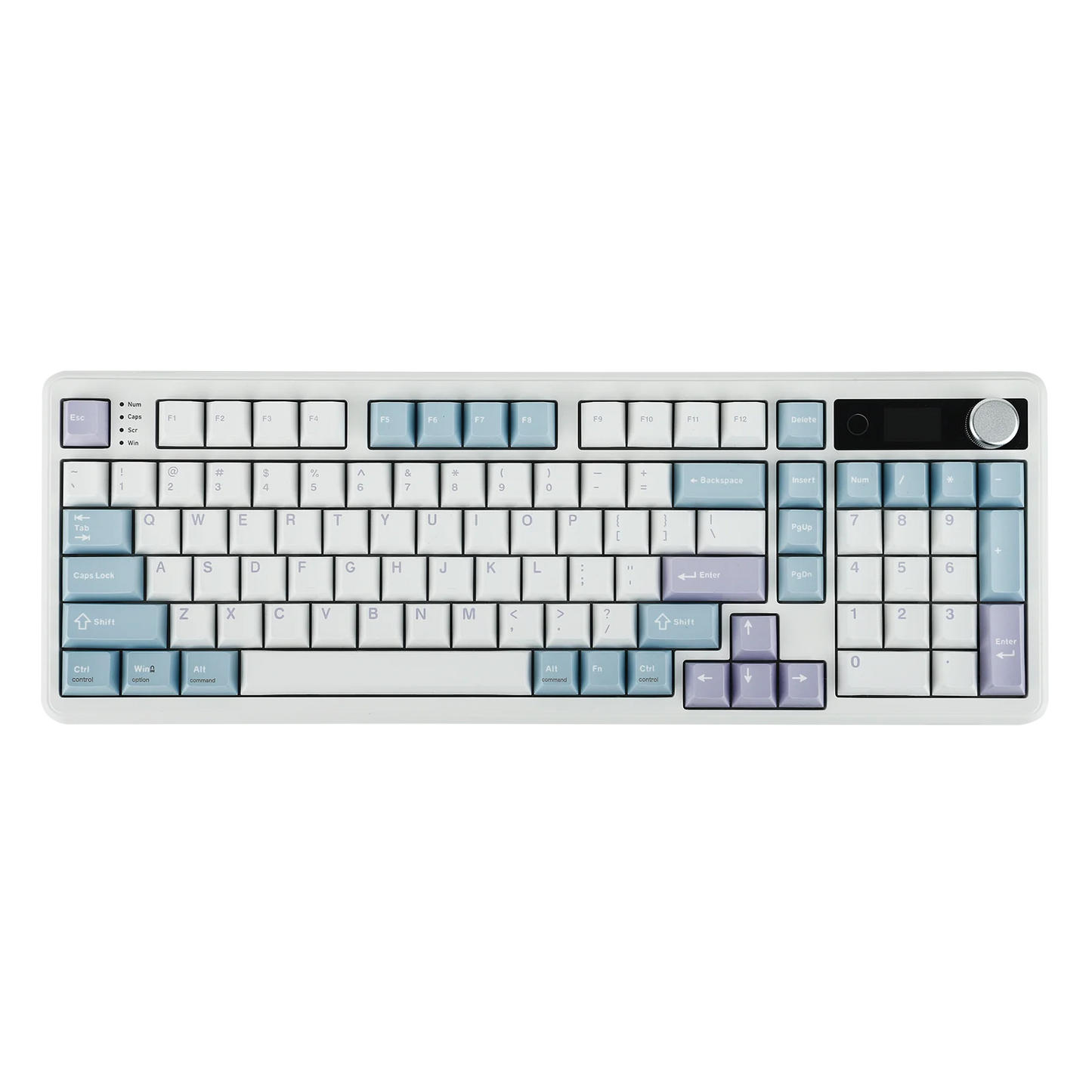 EPOMAKER TH99 PRO 96% ANSI US Layout Gasket-Mounted Wired/BT/2.4Ghz Wireless Mechanical Gaming Keyboard with Screen & Knob