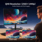 KTC 27 Inch QHD(2560 * 1440) 100Hz Computer Monitor - IPS Panel, Anti-Blue Light Screen, 100% High Color Gamut, 123% sRGB, Suppo