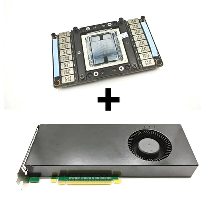 V100 16GB 32GB  PCIE GPU Graphics Card  SXM2 with turbofan for AI Inference Deep Learning