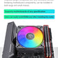 SNOWMAN MC45-4 ITX CPU Cooler Air 4 heat pipes cooling PC heat sink ARGB Fans PWM Intel LGA1851 1700 1200 1151 X99 2011 AM5 AM4