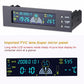 5.25 Inch 12V PC Computer Fan Controller 3 Fan Speed Controller Temperature Sensor LCD Digital Display Front Panel For PC