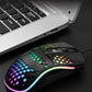 Wired Cable Gaming 7 breathing LED Back Light Optical Mouse USB Computer Hollowed out Mice Laptop Desktop 4D PC home use Office
