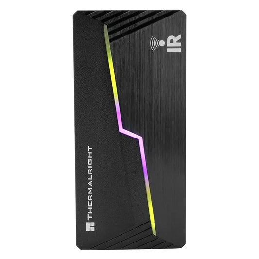 Thermalright ARGB and FAN HUB X12 IR Black, 3Pin ARGB +4Pin PWM 2 In 1 Temperature Control with Remote Control