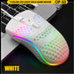 Wired Cable Gaming 7 breathing LED Back Light Optical Mouse USB Computer Hollowed out Mice Laptop Desktop 4D PC home use Office