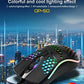 Wired Cable Gaming 7 breathing LED Back Light Optical Mouse USB Computer Hollowed out Mice Laptop Desktop 4D PC home use Office