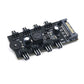 PC 8/10 Channels Fan Hub Knob Cooling Fan Speed Controller for CPU Case HDD VGA PWM Fan 12V Fan Control - Power by SATA,Molex