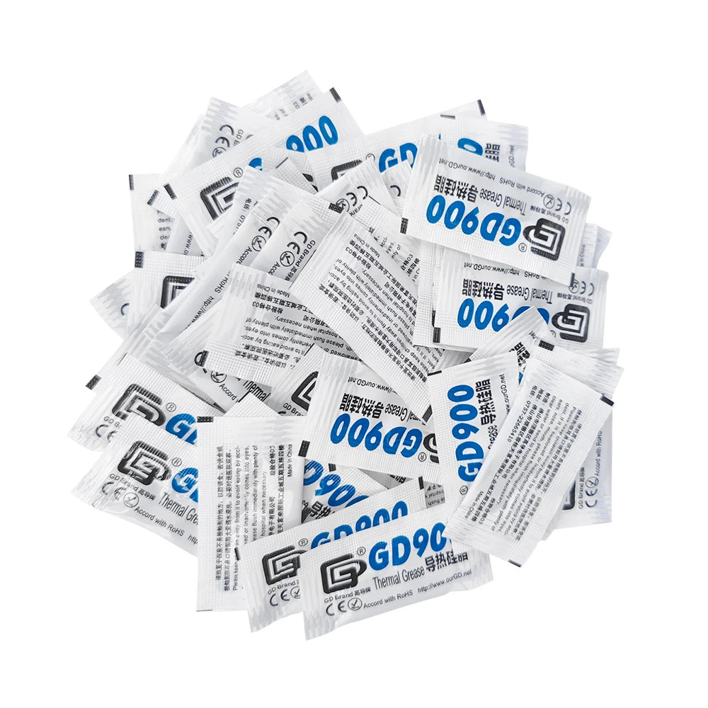5/10/20/30 pieces thermal grease suitable for Bambulab P1s Mini thermal paste GD900 suitable for Bambu Lab Hotend X1c 3D printer