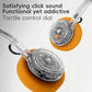 Transparent Wireless Headphones Bluetooth Headset with Fidget Button, Translucent Stereo with Build-in MIC for Android and iOS