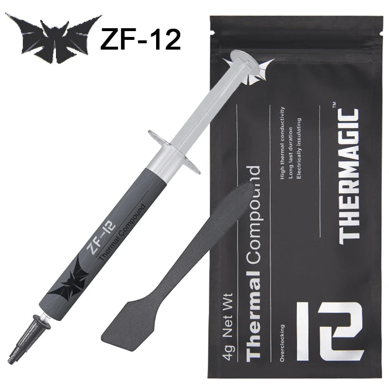 ZF-12 4g 8g AMD Intel Processor CPU GPU Cooler Cooling Fan Thermal Grease VGA Compound Conductive Heatsink Plaster Paste