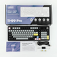 EPOMAKER TH99 PRO 96% ANSI US Layout Gasket-Mounted Wired/BT/2.4Ghz Wireless Mechanical Gaming Keyboard with Screen & Knob