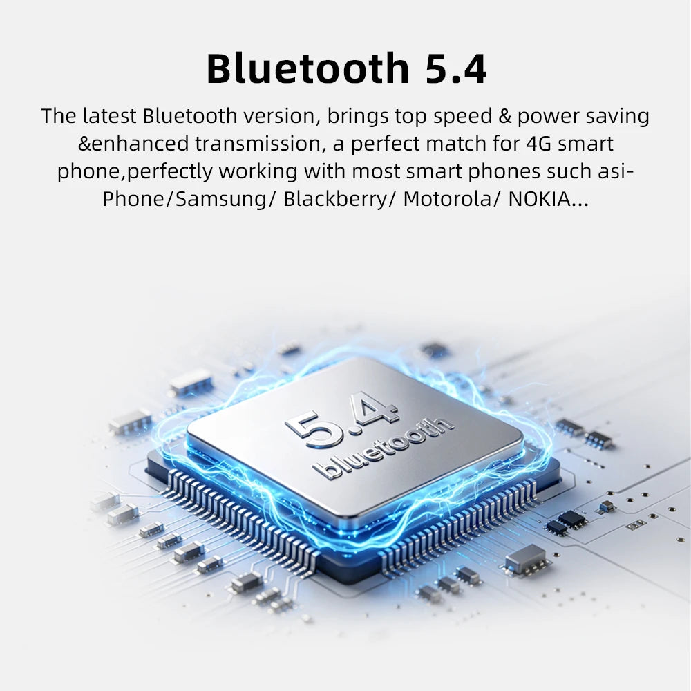 Bluedio 57mm Driver Wireless Headphones With Mic Over Ear Bluetooth 5.4 Headset HiFi Stereo Earphone For Phone PC Sports Office