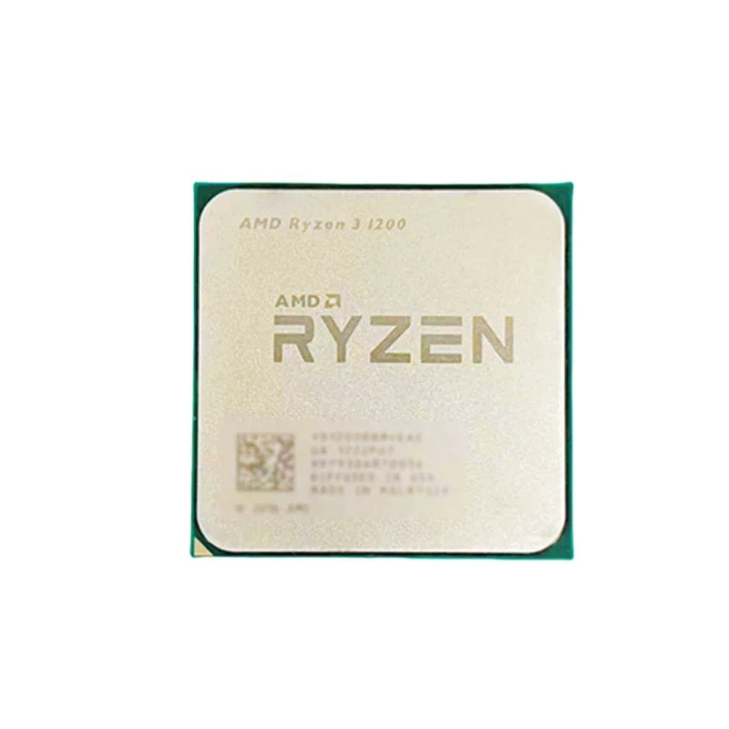 AMD Ryzen 3 1200 AMD R3 1200 CPU 4-Core 4-Thread 3.4 GHz Unlocked Desktop Processor Socket AM4 Gaming CPU Without Package