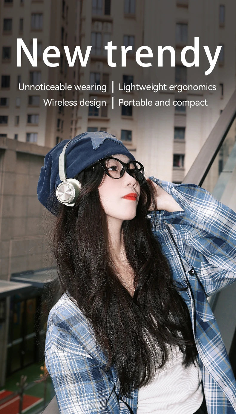 HaaYot Mini Wireless Headphone,60H Playtime ENC Noise Cancelling,35ms Low Latency Bluetooth 6.0,Ultra Light for Gaming/Travel