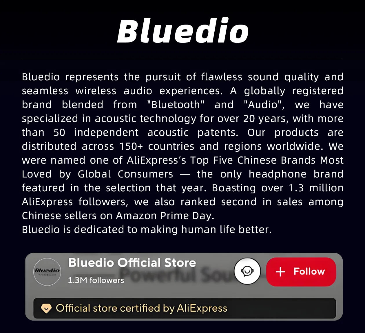 Bluedio 57mm Driver Wireless Headphones With Mic Over Ear Bluetooth 5.4 Headset HiFi Stereo Earphone For Phone PC Sports Office