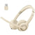 JIAMQISHI EH02U Wireless Bluetooth Headset ANC MIC for Work Computer Headphones USB Dongle Mute Mic for MacBook Headset Phone